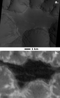 Images of westernmost flat-topped area on massif