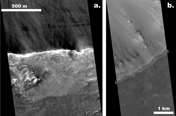 Images of the South Rim of Coprates Chasma